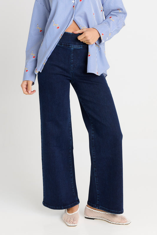 Straight Stretch Jean - Indy Blue