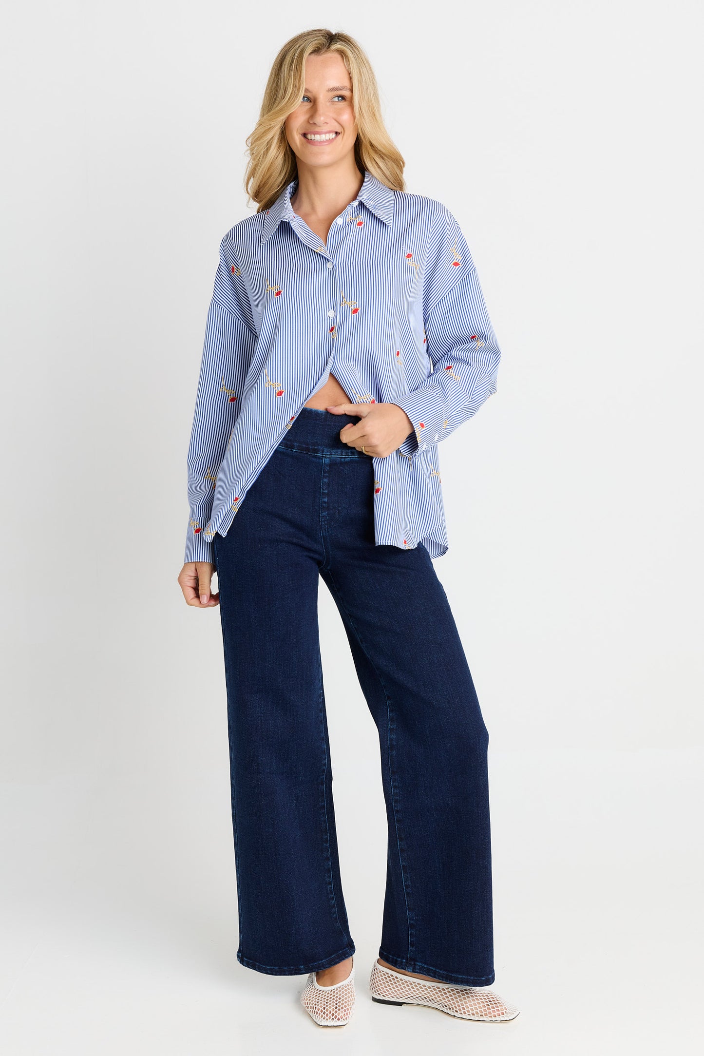 Straight Stretch Jean - Indy Blue
