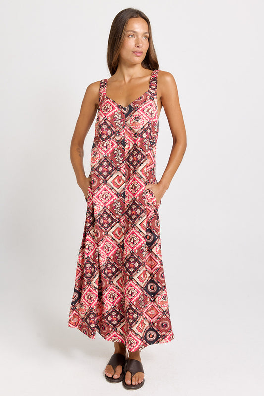 Sunset Dress - Coco Print