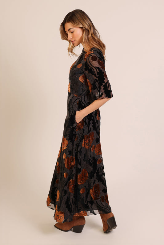 Millie Dress - Burnout Floral