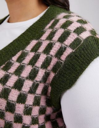 Aspen Knit Vest - Clover