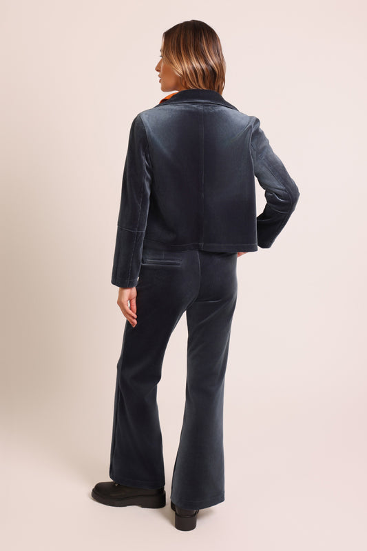 Ceeci Trousers - Corrie Bratter Blue Cord Velvet