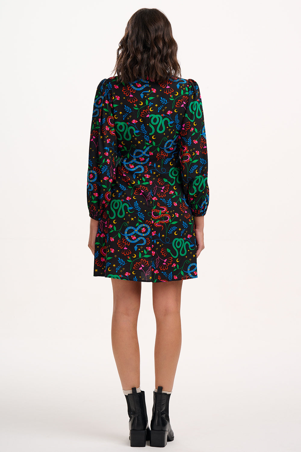 Janet Mini Dress - Snake Floral