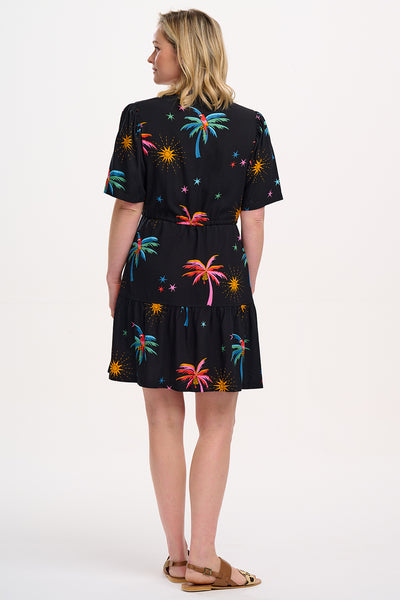 Sabine Mini Dress- Palms