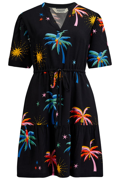 Sabine Mini Dress- Palms