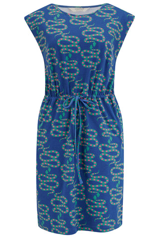 Sally Jersey Mini Dress - Snakes