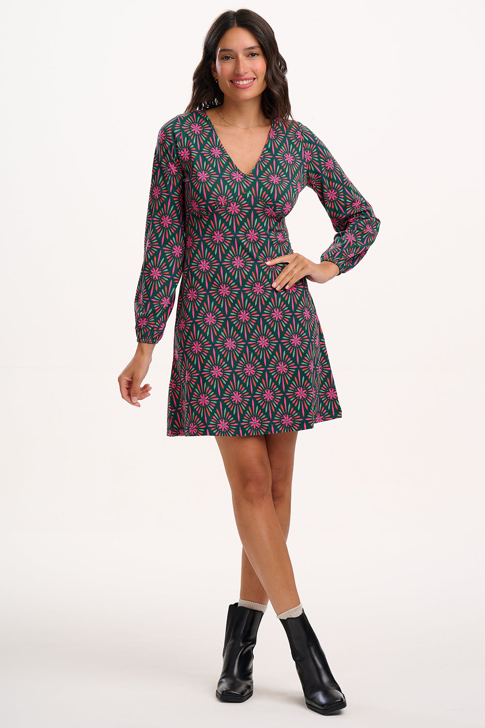 Giana Mini Dress - Flower Explosion