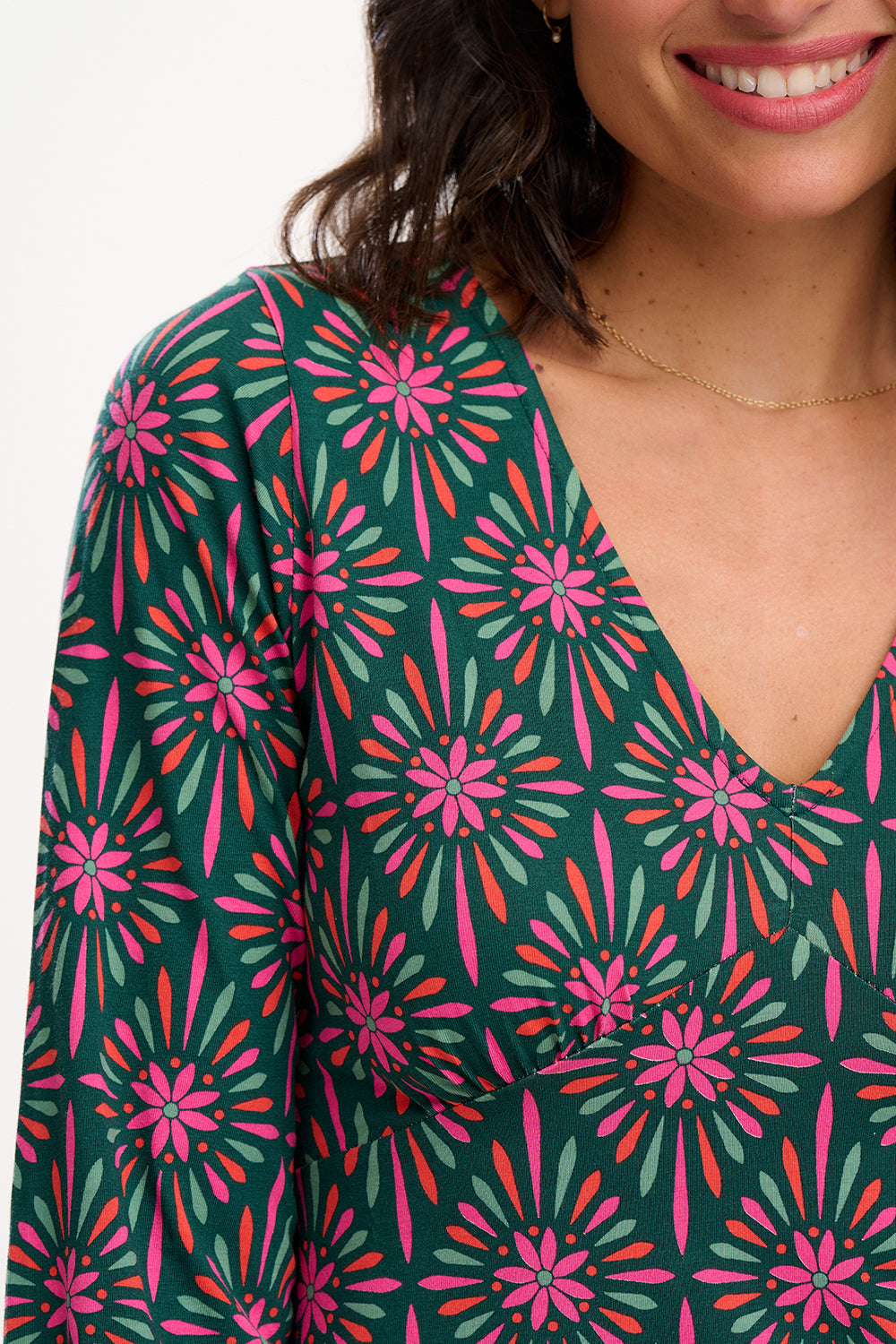 Giana Mini Dress - Flower Explosion