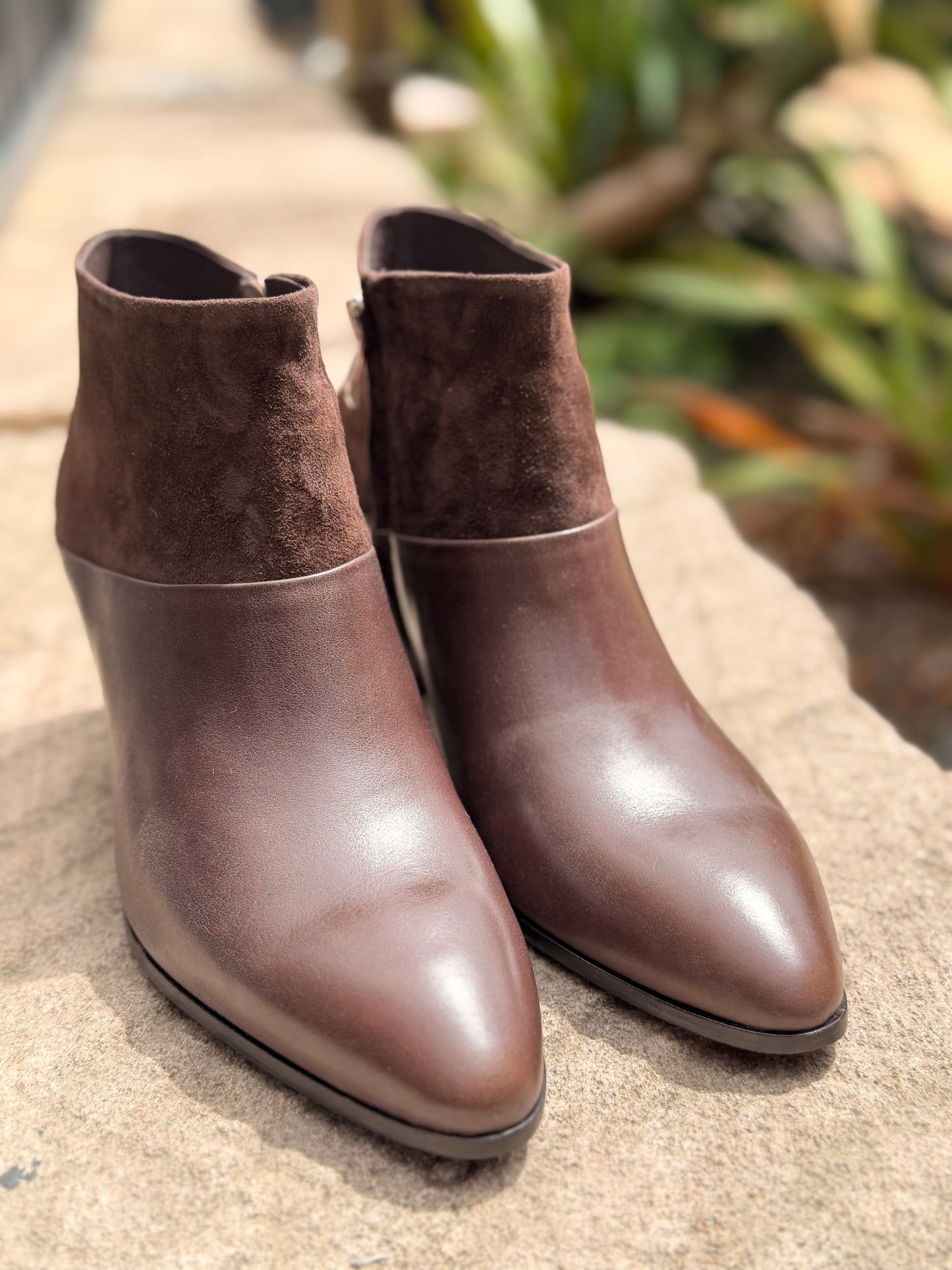 Blumas - Chocolate Suede/Leather