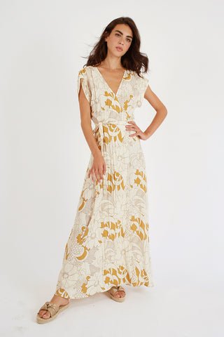 Dean Loomis Maxi Wrap Dress