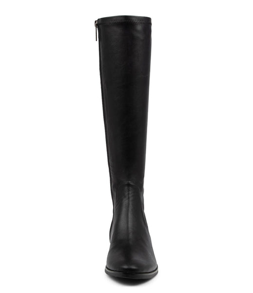 Timothe Stretch Micro Suede Boots - Black
