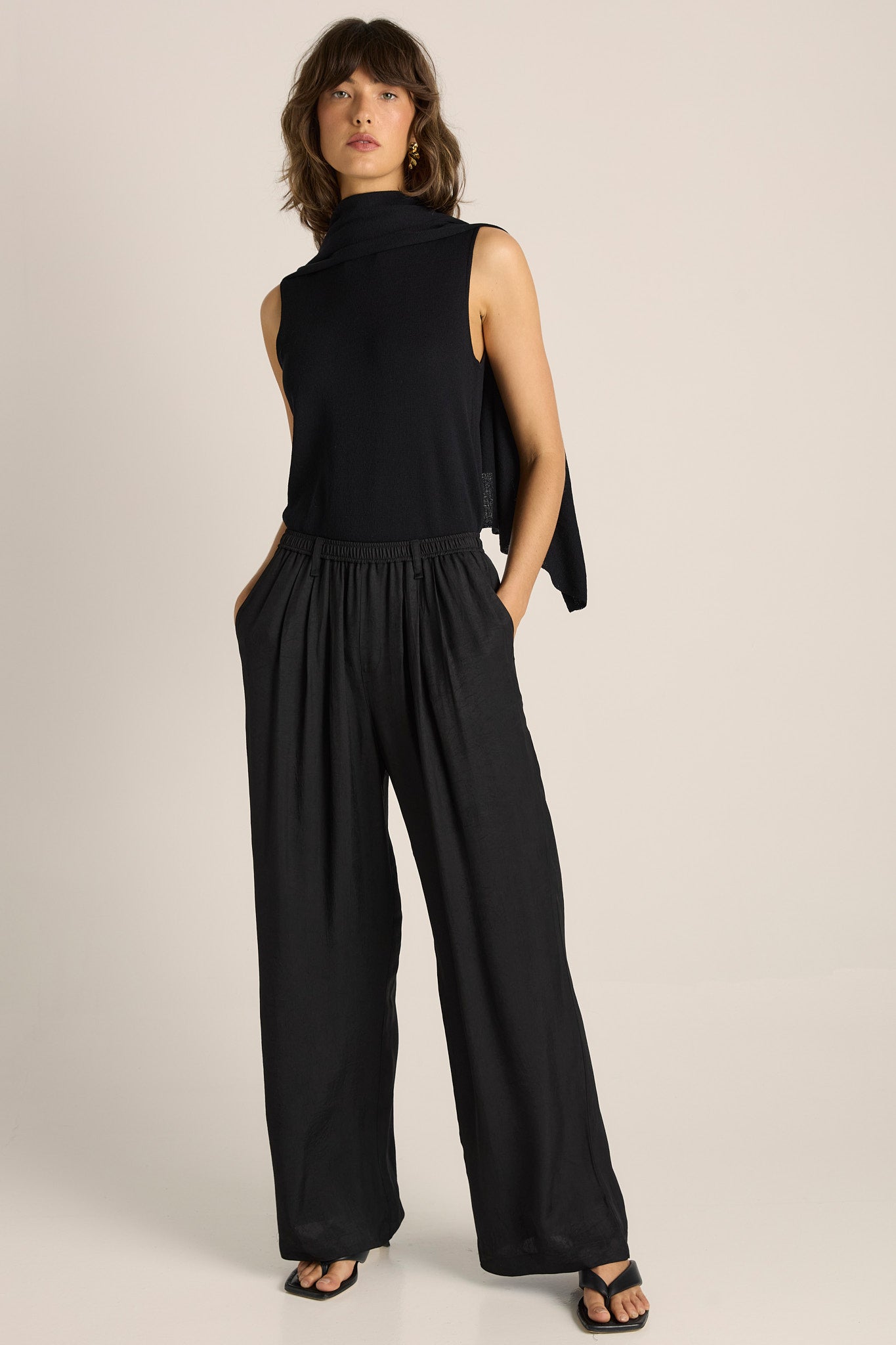 Kora Cape Top - Black