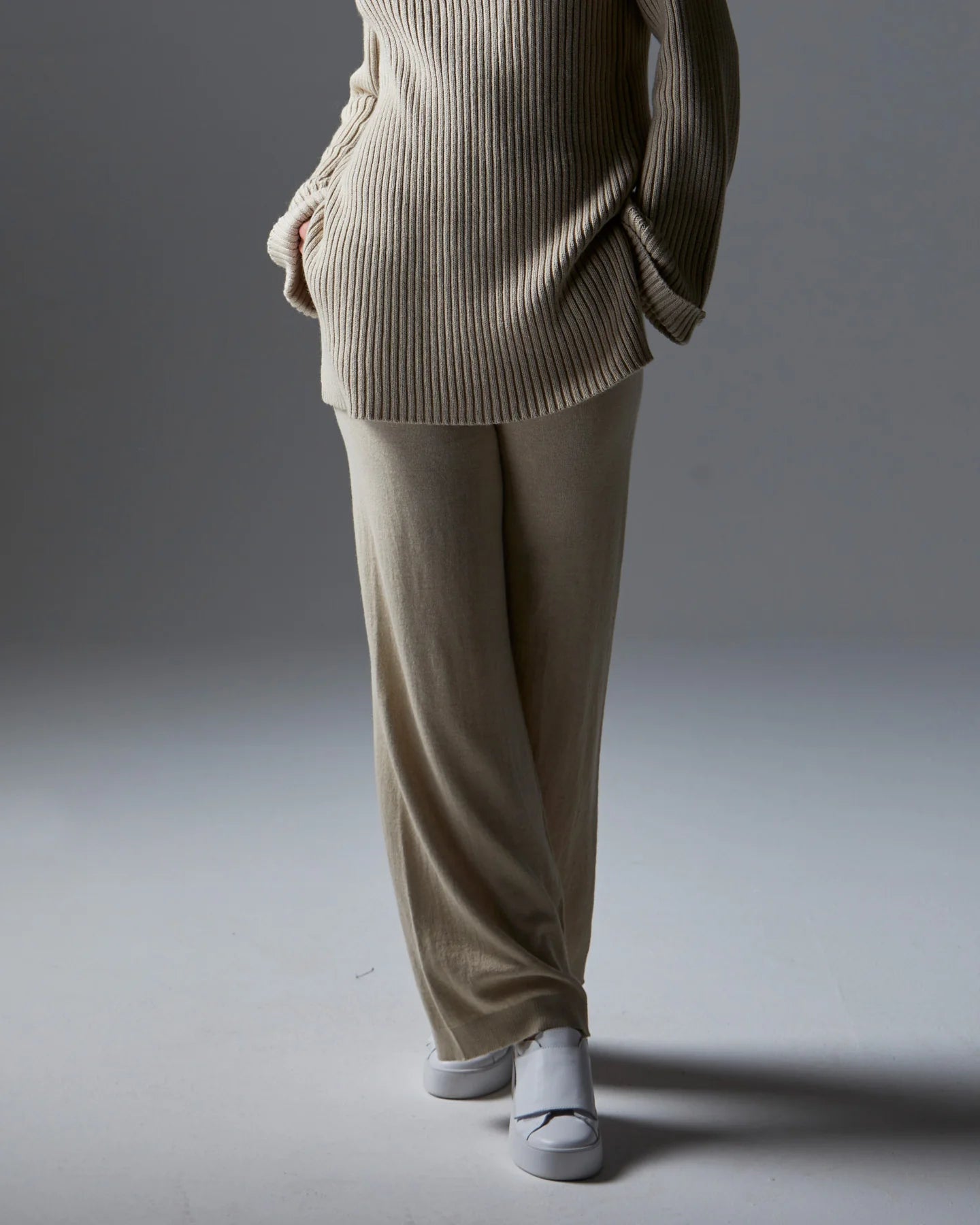 Bluebell Knit Pant - Ecru