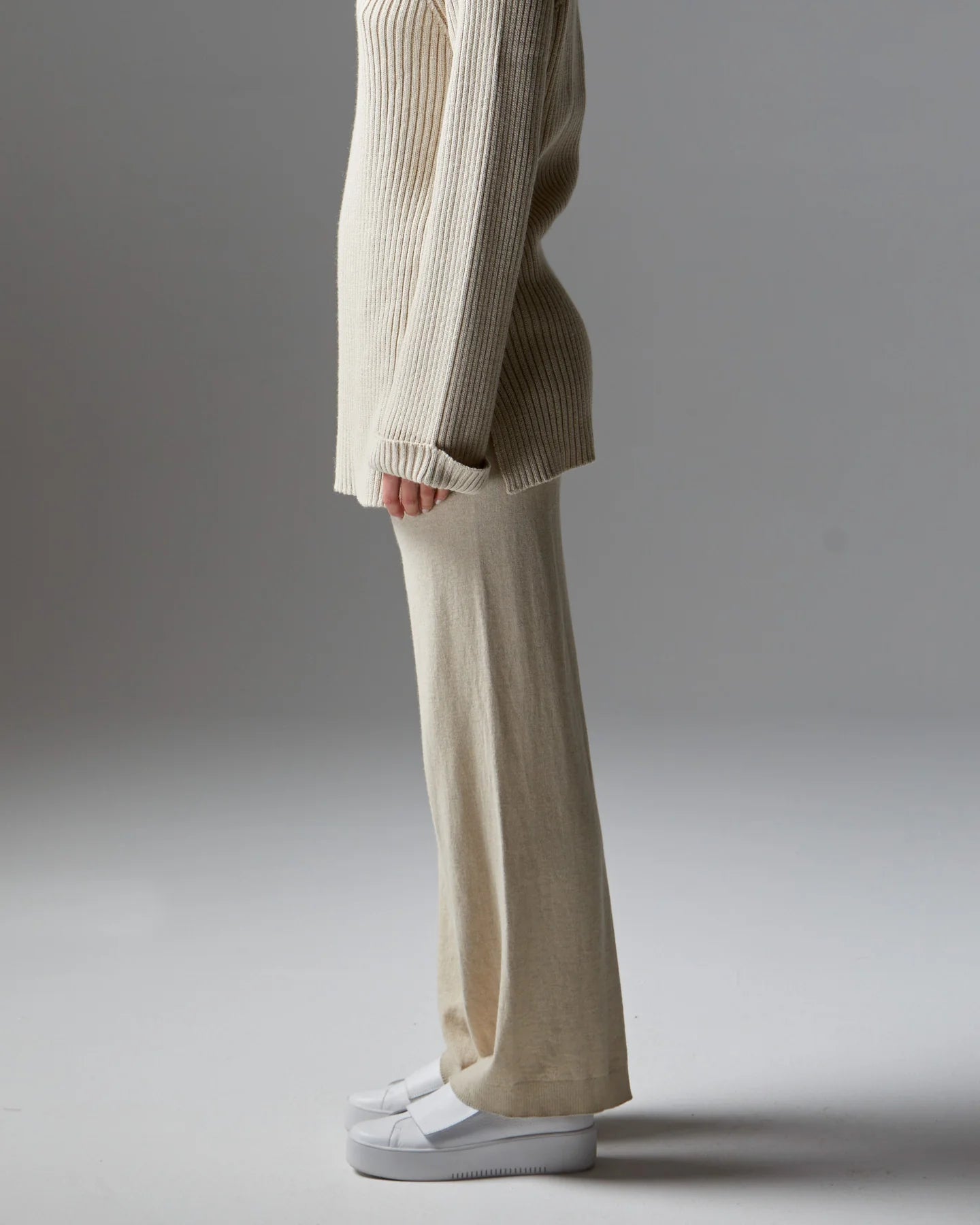 Bluebell Knit Pant - Ecru