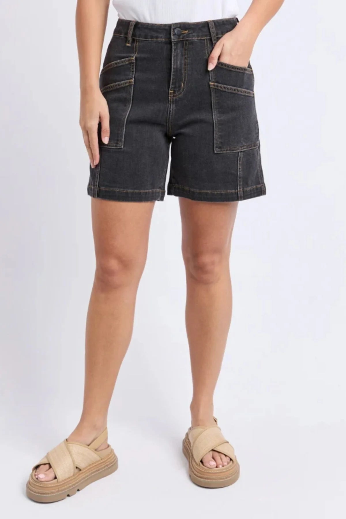 Balmy Shorts - Washed Black