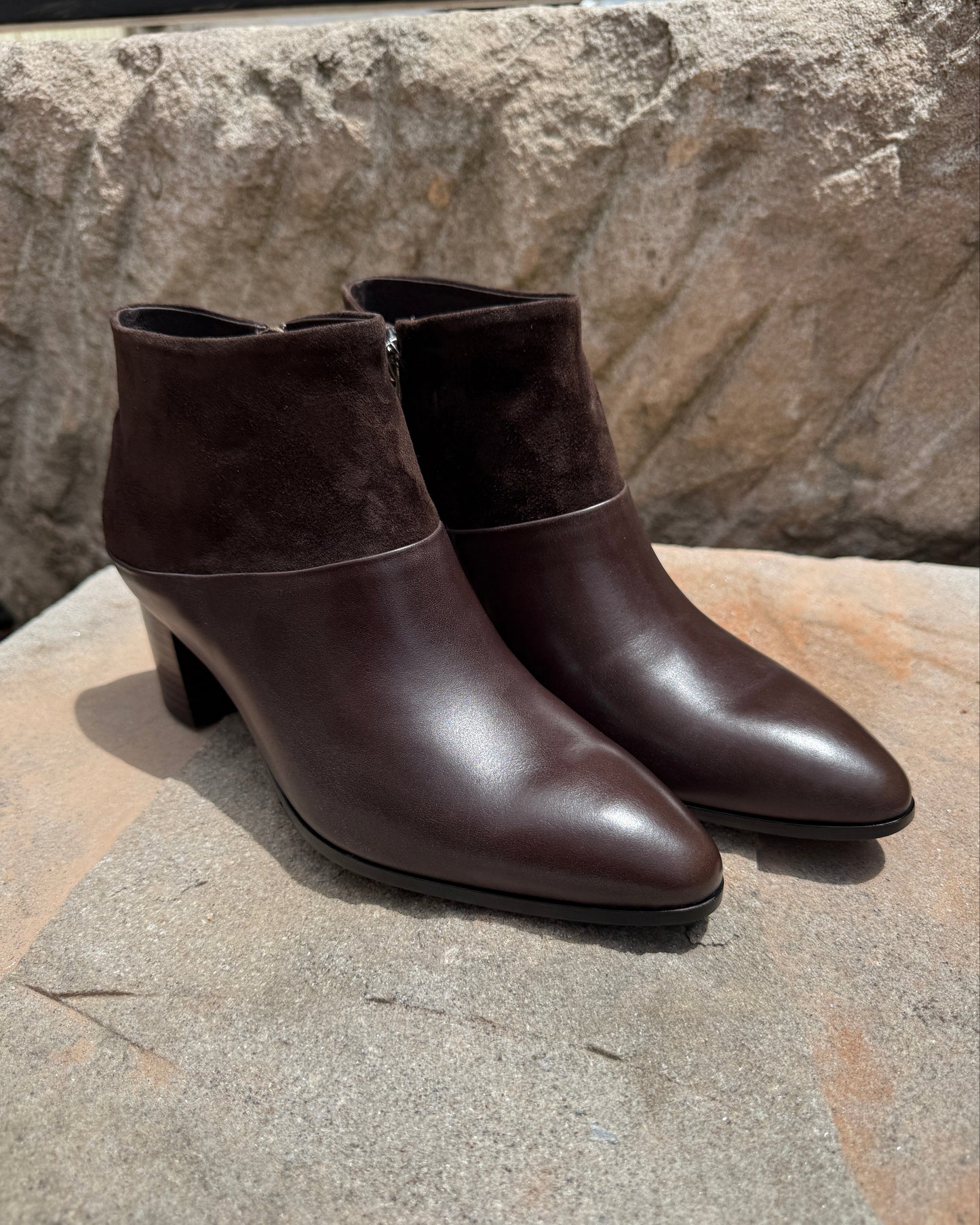 Blumas - Chocolate Suede/Leather