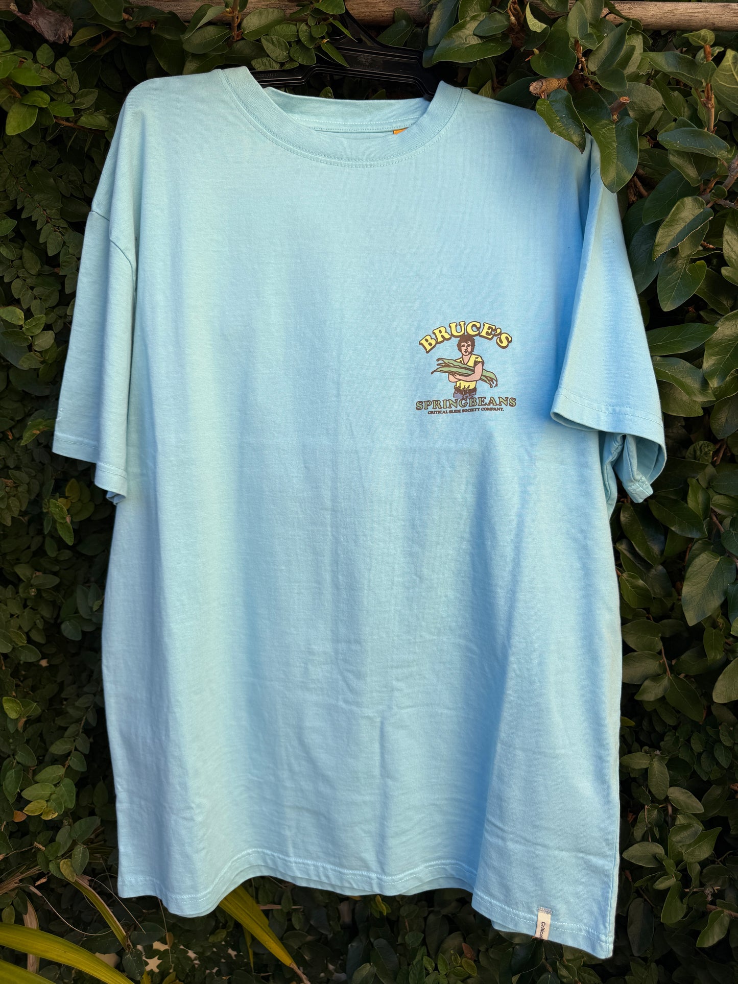 Spring Beans Tee - Aquatic