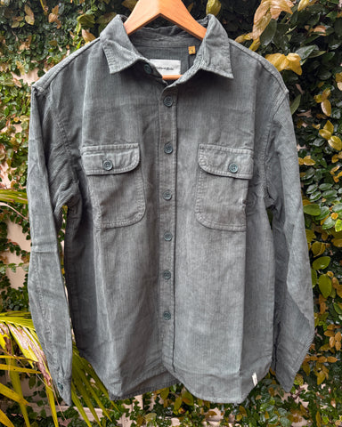 Lazy Boy Cord Shirt - Dusty Green