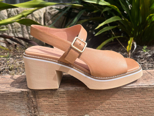 Jopline Wedge Sandals - Tan