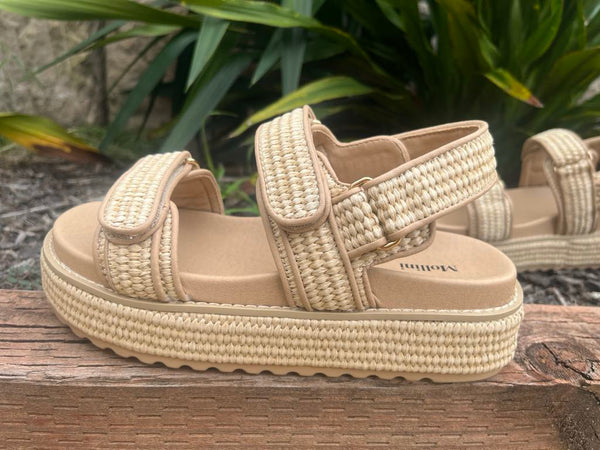 Bridgett Natural Woven Shoes