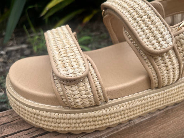 Bridgett Natural Woven Shoes