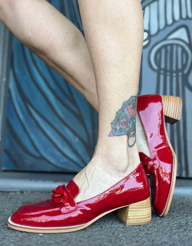 Nomass Shoes - Patent Leather Red