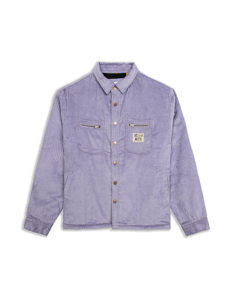 Zipped Overshirt - Mauve