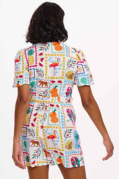 Gweneth Playsuit - Jungle Tile