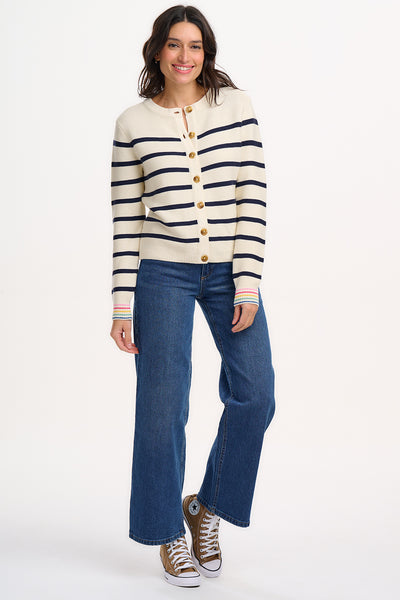 Anessa Cardigan - Rainbow Cuff