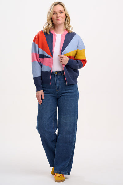 Solana Knitted Bomber - Sunrays