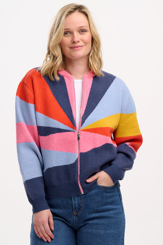 Solana Knitted Bomber - Sunrays