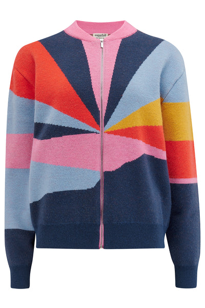 Solana Knitted Bomber - Sunrays