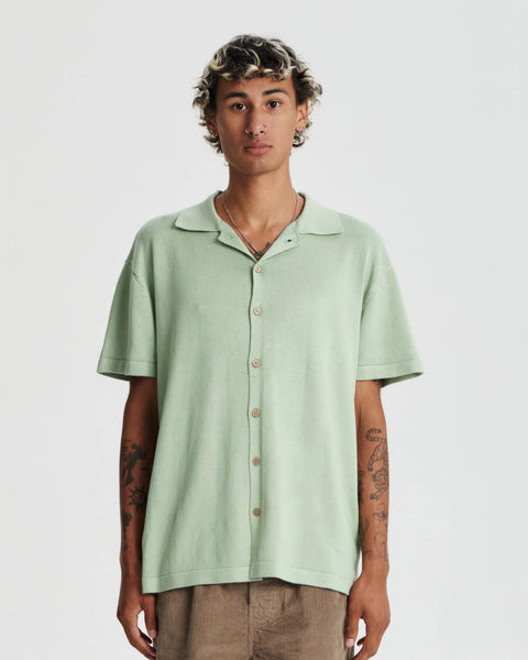 Humbug Knit Shirt - Mint