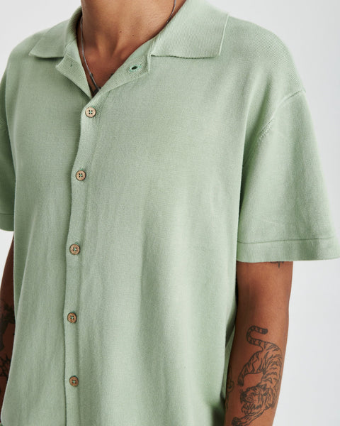 Humbug Knit Shirt - Mint