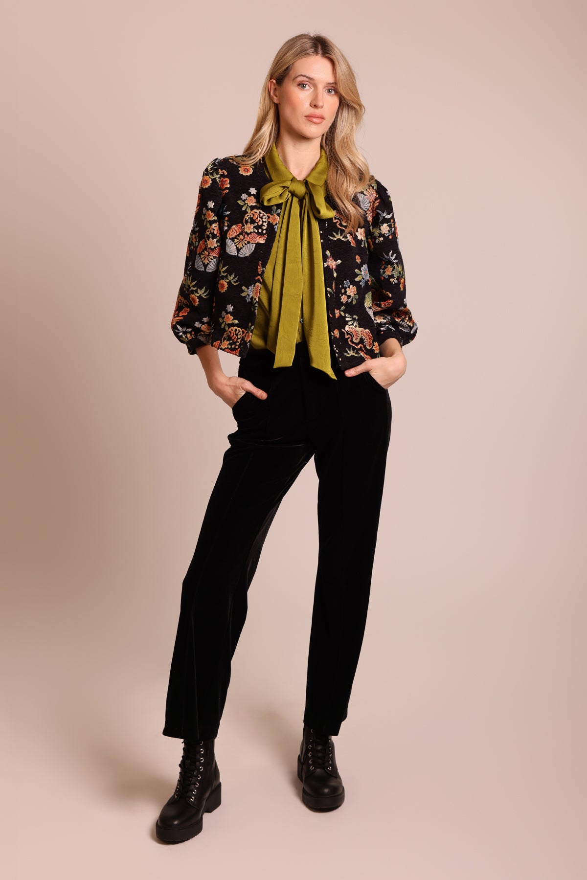 Ceeci Trousers - No Going Back Black Velvet