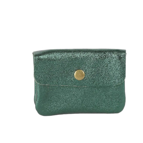 Maison Fanli Coin Purse - Metallic Green