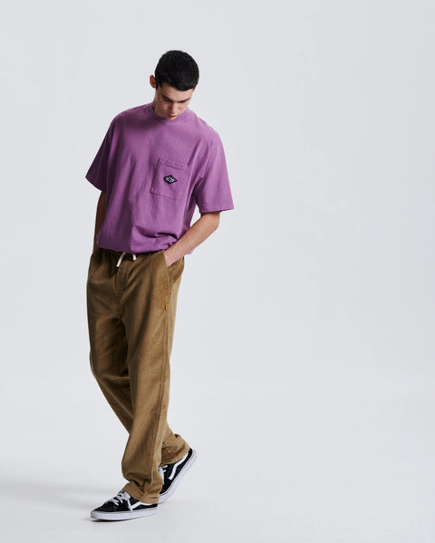 Fever Cord Pants - Camel
