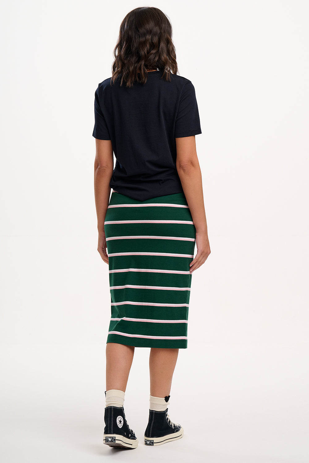 Saskia Jersey Skirt - Colour Pop Stripe