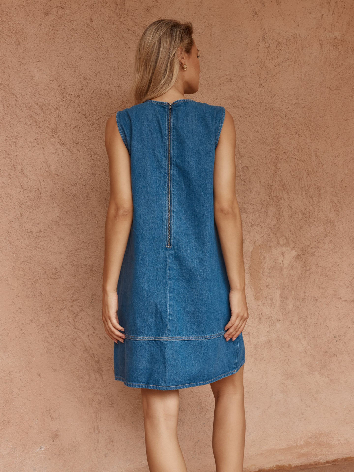 Hart Denim Shift Dress - Classic Blue