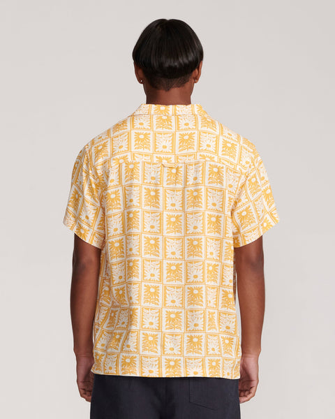 Calen Tile S/S Shirt - Gold