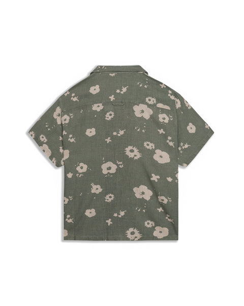 Splatter SS Resort Shirt - Green