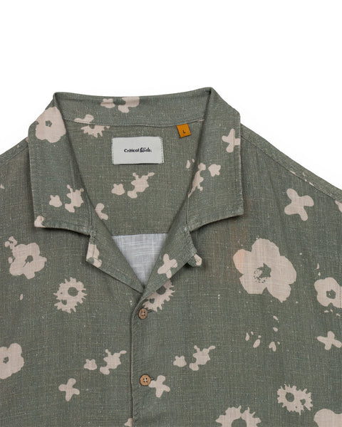 Splatter SS Resort Shirt - Green