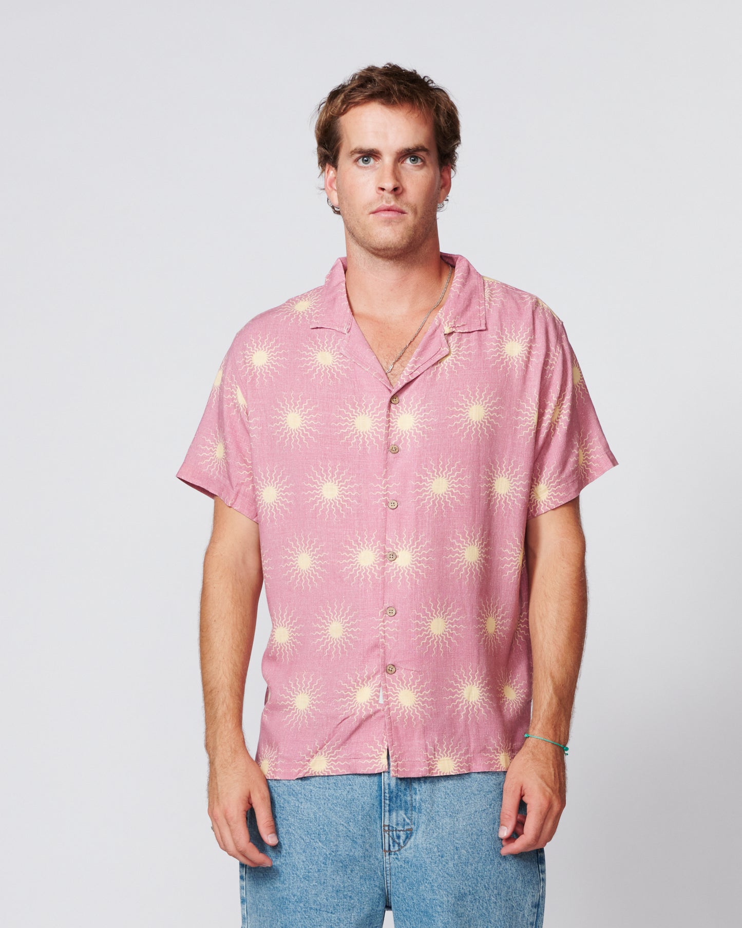 Sun Salute Resort SS Shirt - Dusty Rose