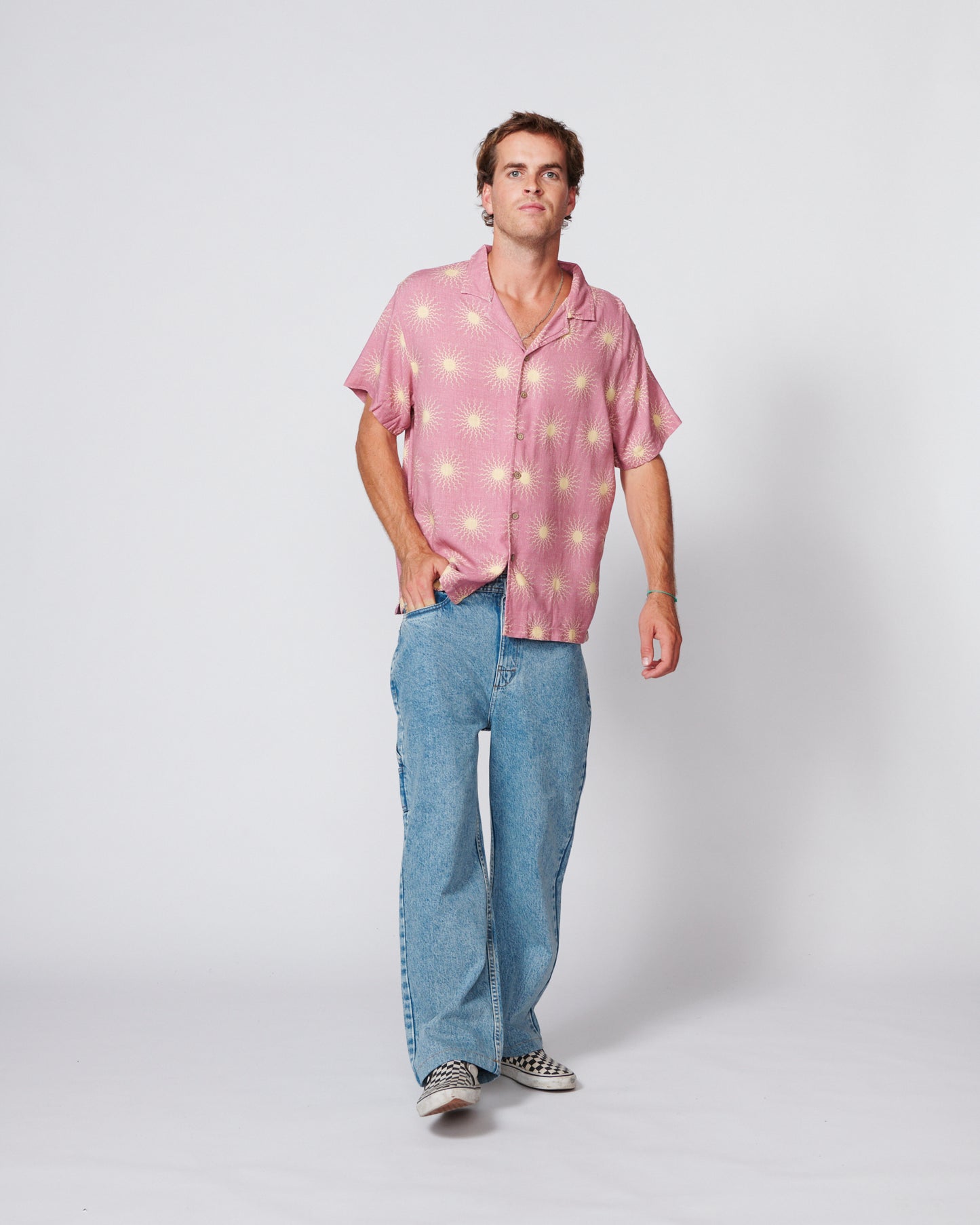 Sun Salute Resort SS Shirt - Dusty Rose