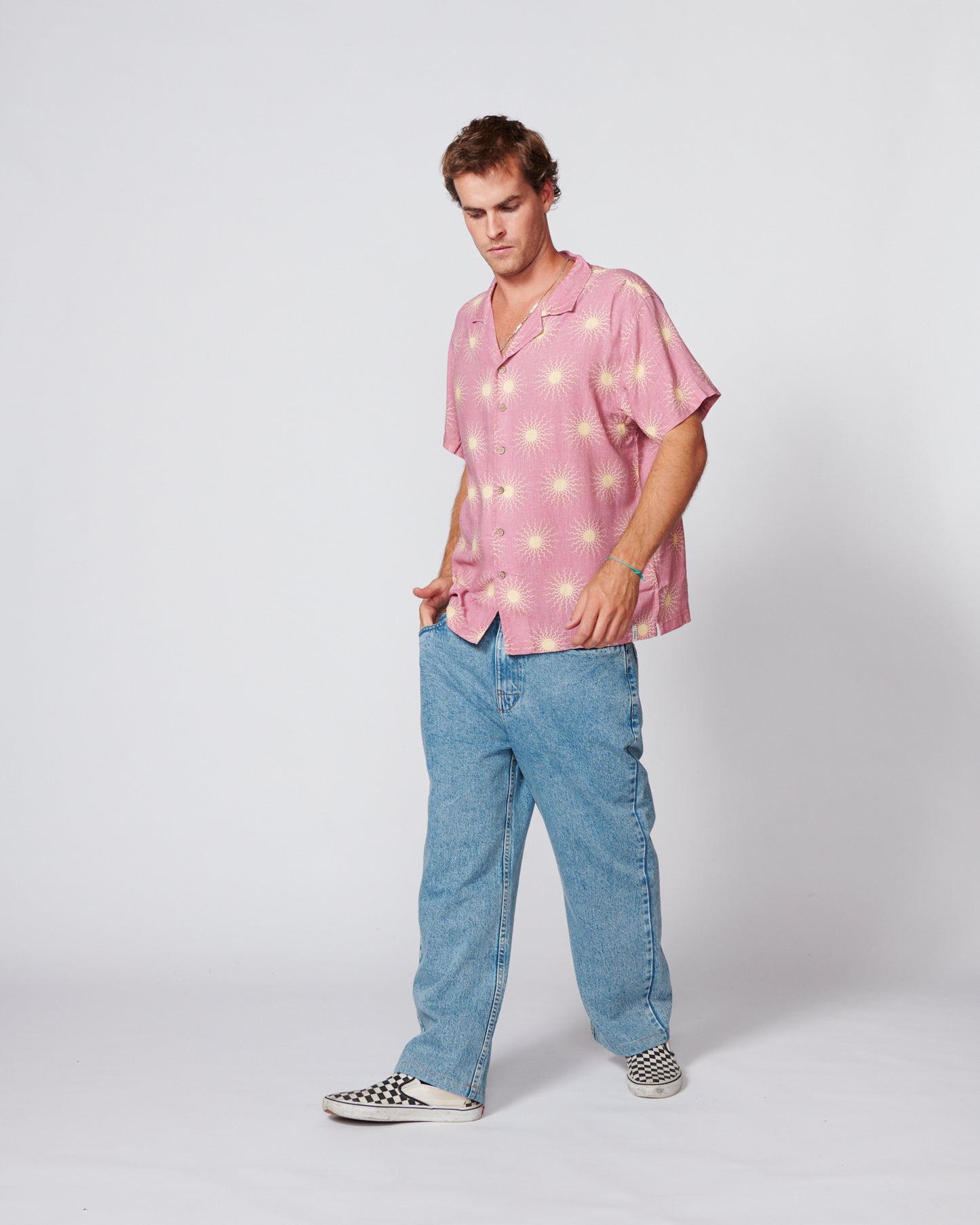 Sun Salute Resort SS Shirt - Dusty Rose