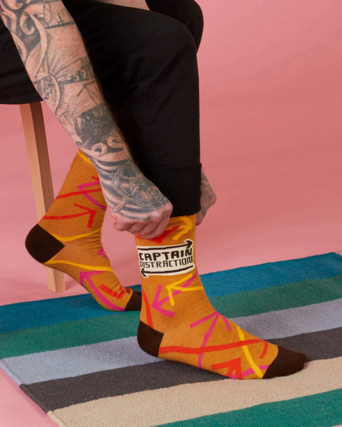 Captain Distraction - Mens Socks