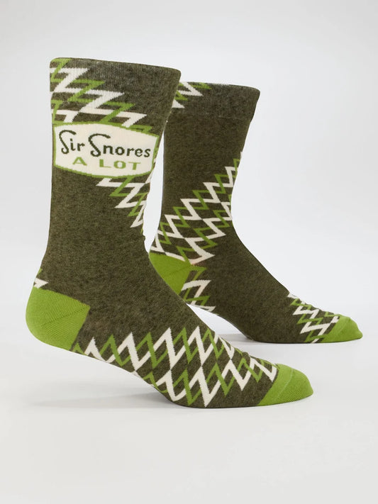 Sir Snores A Lot - Mens Socks
