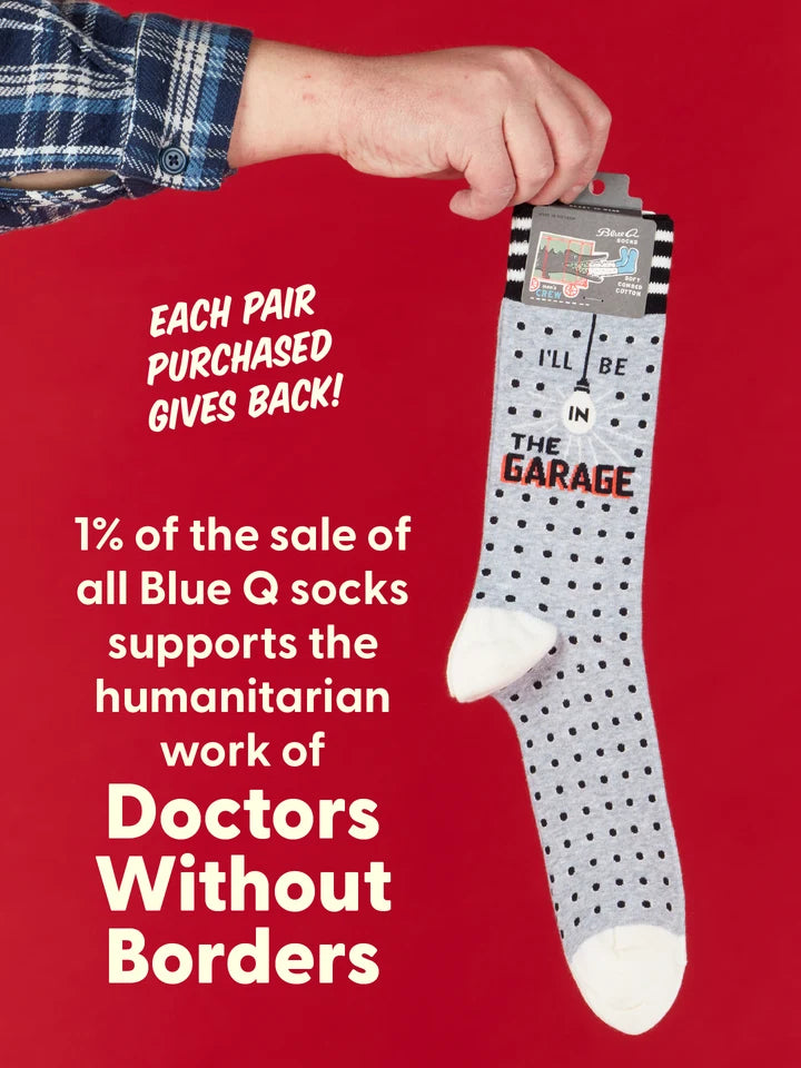 I'll Be In The Garage - Mens Socks