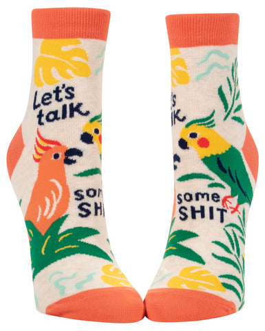 Let's Talk Some S**t. - Womens Socks