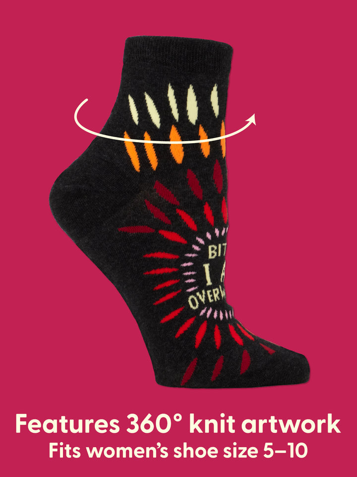 B!tch I AM Overwhelmed - Womens Socks